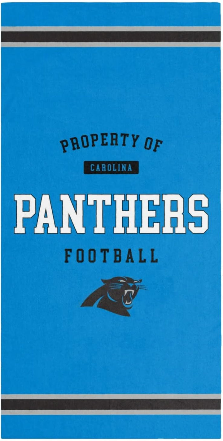 FOCO NFL Strandtuch Property of Carolina Panthers Football