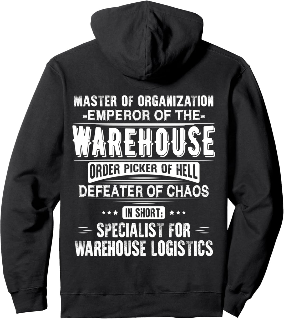 Lagerarbeiter, Meister der Organisation, Lagerarbeiter Pullover Hoodie