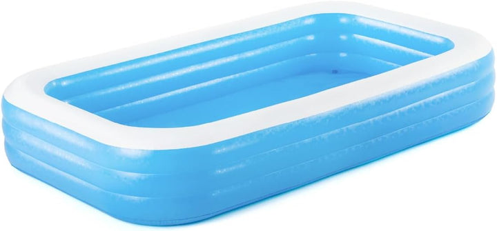 Bestway Family Pool Deluxe, aufblasbares Kinder-Planschbecken 305 x 183 x 56 cm, 305 x 183 x 56 cm