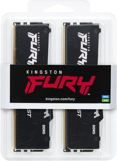 Kingston Fury Beast DDR5 RGB Expo 64GB (2x32GB) 6000MT/s DDR5 CL36 DIMM Desktop Gaming Speicher Kit