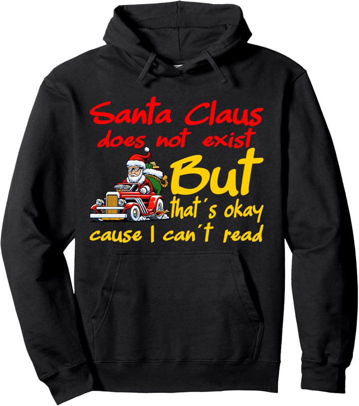 Der Weihnachtsmann existiert nicht, lustiges Kinder Pullover Hoodie