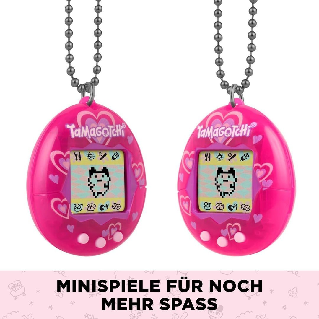 Bandai - Tamagotchi - Tamagotchi Original - Lots of Love - Elektronisches virtuelles Tier mit Farbdi