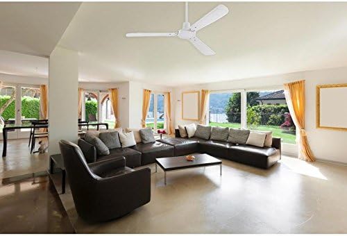 Westinghouse Lighting Deckenventilator, Metall, Ausführung Flügeln in Weiss, 132x47cm, 7202140