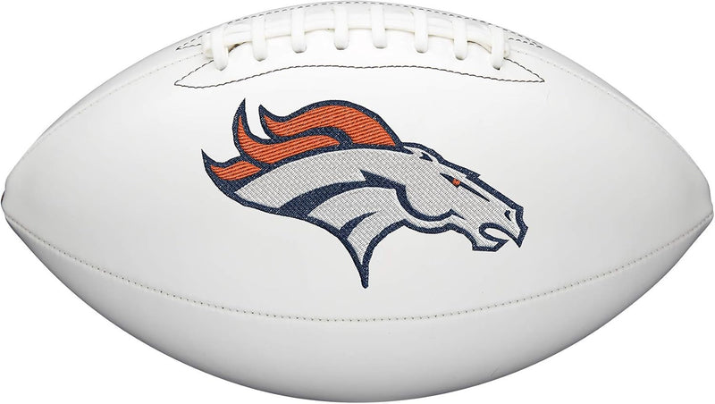 Wilson NFL Logo Autograph Football Autogramm, Live Autogramm von Live Signatur, Autogramm, Live Auto