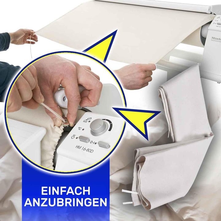 MONTERAL Bügeltuch Universal für Mangel Bügelautomat Walzbreite 65 cm mit dem Originalcode 00450134