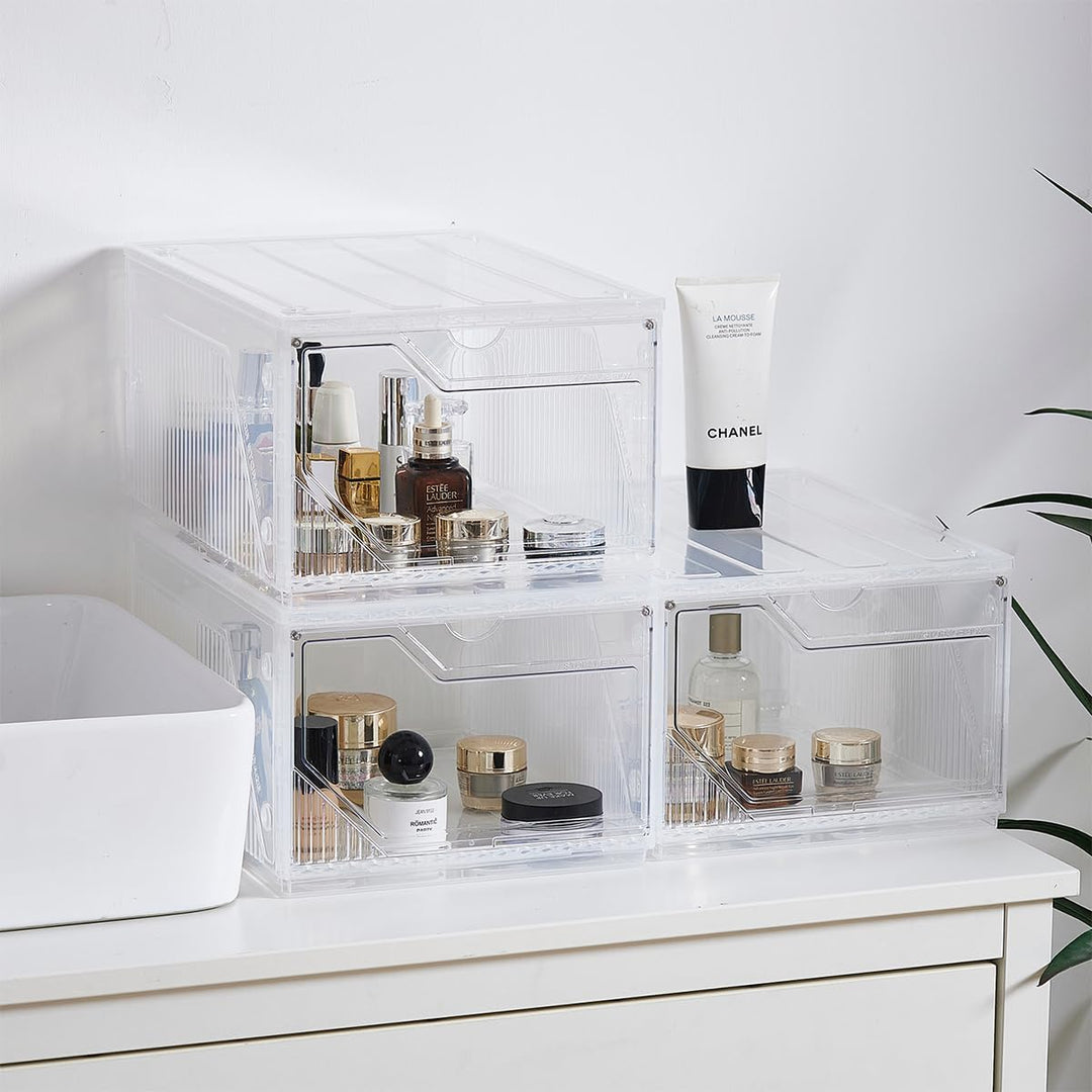 Schuhboxen organizer 10er Pack. Transparent Schuhaufbewahrung für Sneakers und Turnschuhe. Schuhe Sc