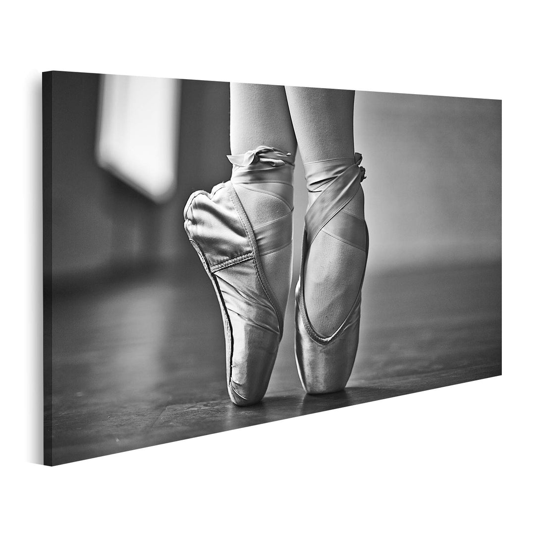islandburner Bild auf Leinwand Eleganter Tanz Füsse Tanzen Ballerina Probe Bilder Wandbilder Poster,