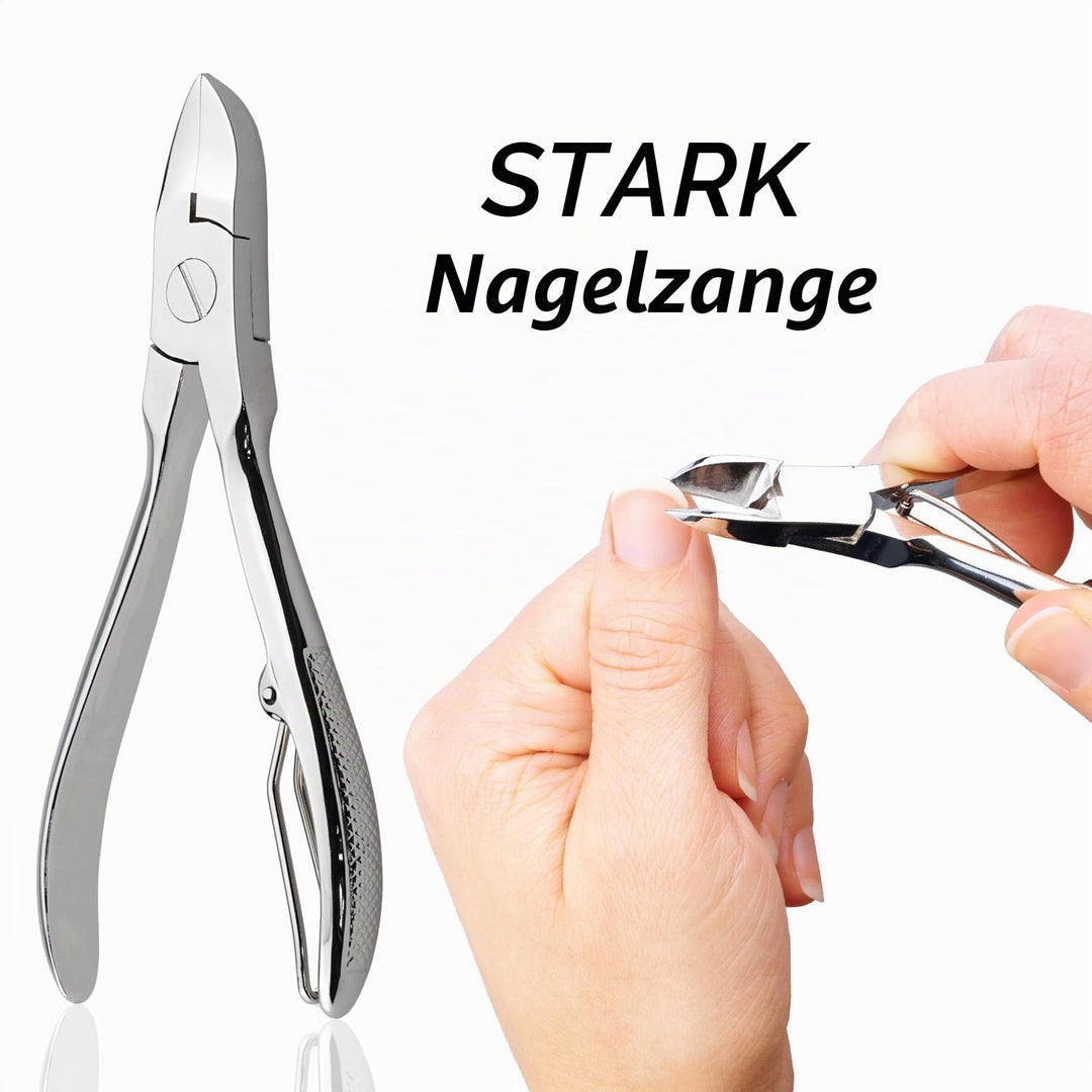 marQus Maniküre Set Herren und Damen 7 Teile mit Nagelzange Solingen Made in Germany für Hand- und F