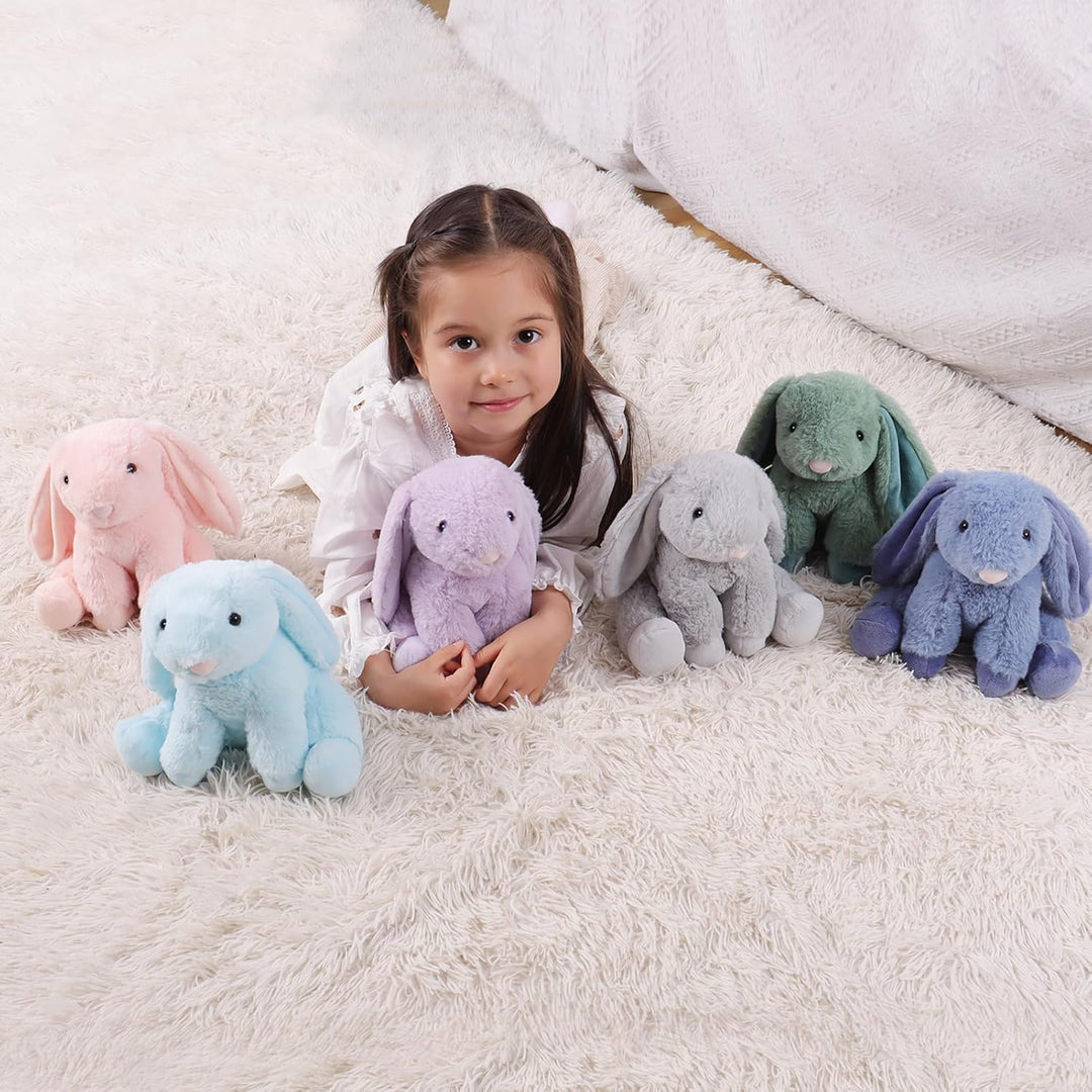 Apricot Lamb – Kuscheltier violett Hase 20 cm – Plüsch Spielzeug Flauschiger Stofftier zum Spielen,