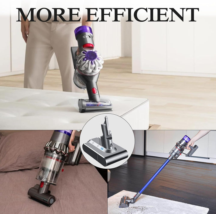 DTK Akku für Dyson V7 Akku SV11 Animal Trigger + Motorhead Pro Fluffy Mattress Staubsauger 21.6V 400