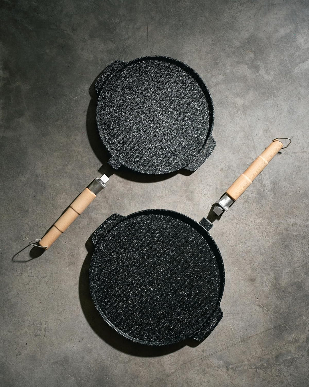 3-in-1-Grill mit Grillpfanne und doppelseitiger Antihaft-Pfanne – patentierter 3-stufiger abnehmbare