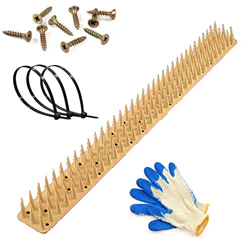 GL Vogelabwehr Set 3-Reihig Länge 5-20 m Tauben- und Vogelschutz | Extra Spikes, Taubenspikes Ideal
