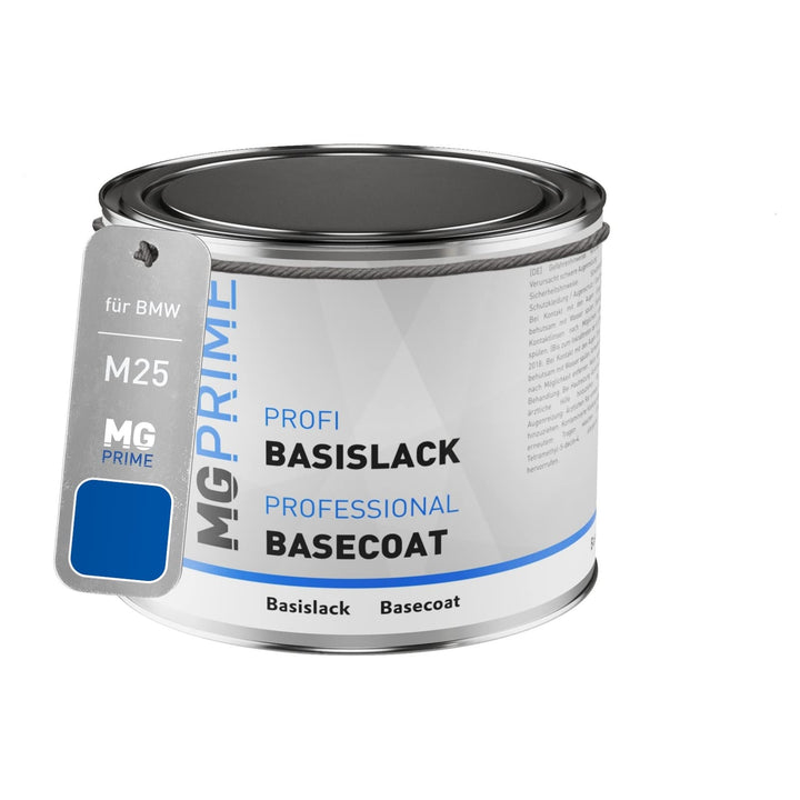 Autolack Dose spritzfertig für BMW M25 / N86 Lupinblau Metallic Basislack 0,5 Liter 500ml