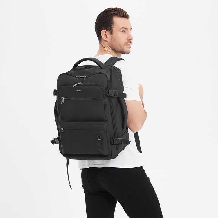 WANDF Handgepäck Rucksack 45x36x20cm für Easyjet Airlines, Untersitz-Reise-Handgepäck-Tasche mit Nas