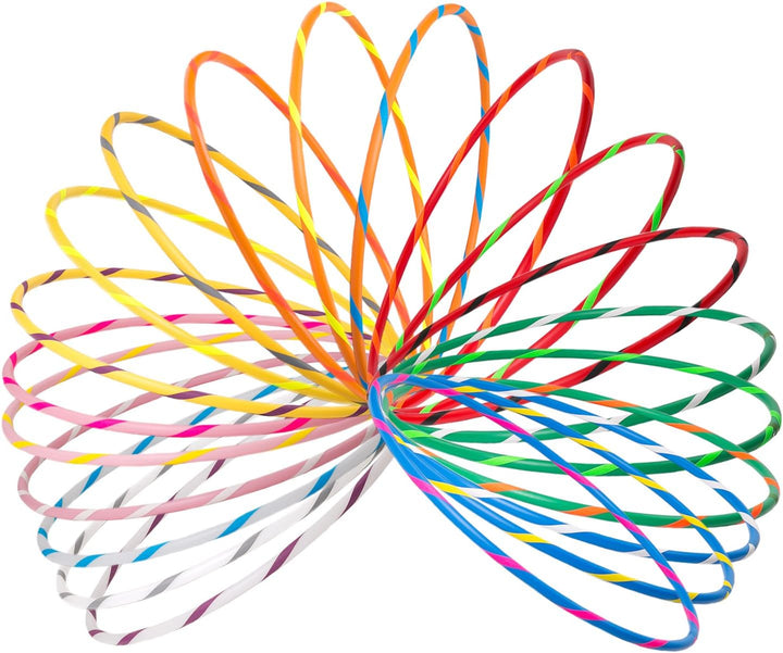 HOOPOMANIA Bunter Kinder Hula Hoop [Ø60cm - Ø80cm] Hula Hoop für Kinder in vielen Farben Ø70cm Weiss