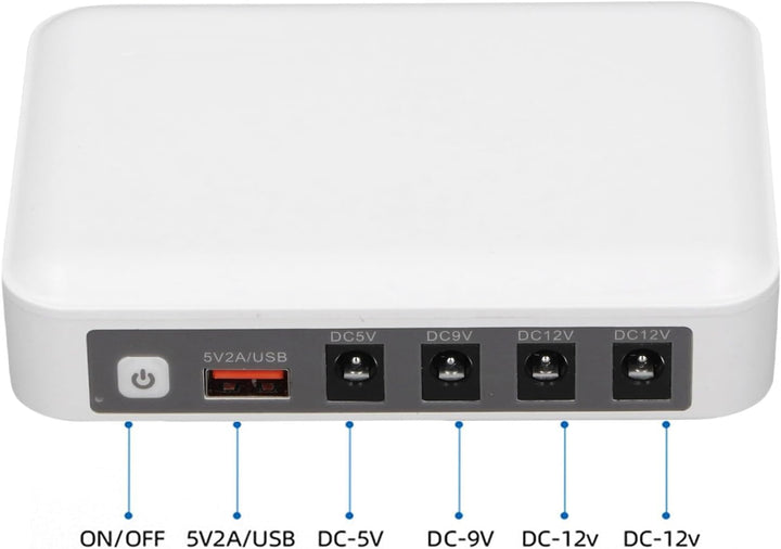 Mini -UPS 6000mAH Grosse Kapazität DC 5V 9V 12V Ausgabe Mehrere Guards Router UPS Backup Netzteil Mo