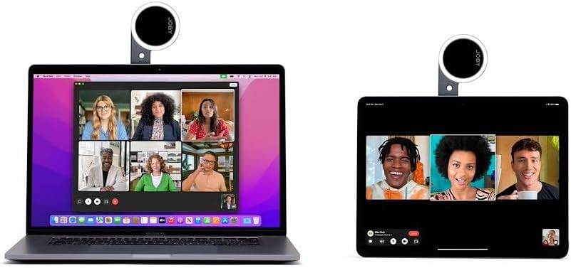 JOBY Beamo Ringlicht, Kompatibel mit MagSafe, LED Ringlicht, Mit Jedem Smartphone Nutzbar Dank des M