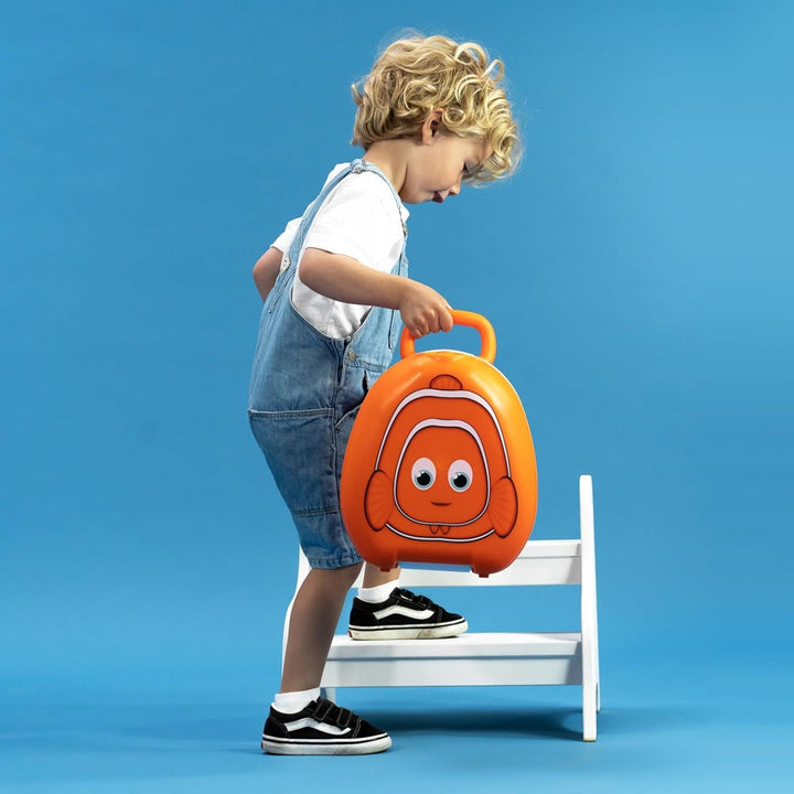 My Carry Potty - Clownfish Reise-Töpfchen, preisgekrönter tragbarer Kleinkind-Toilettensitz für Kind
