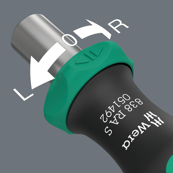 Wera 05051060001 Kraftform Kompakt 838 RA S Set 1, 14-teilig Single, Single