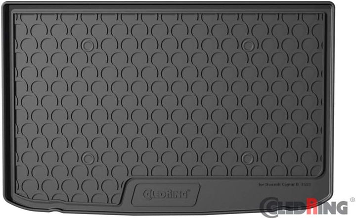 Gledring Rubbasol (Gummi) Kofferraumwanne kompatibel mit Renault Captur II 2020- (Höhe Variabele Lad