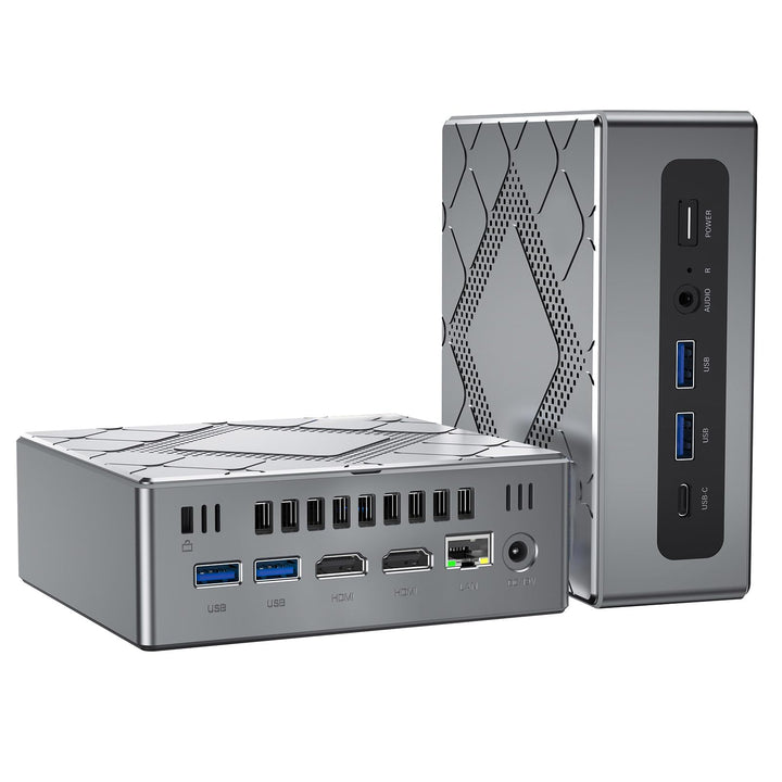 NiPoGi CK10 Mini-PC W11 Pro Intel Core i5 12450H (4,4 GHz, 12 C/12T, 12 MB Cache) Desktop-PC 32GB RA
