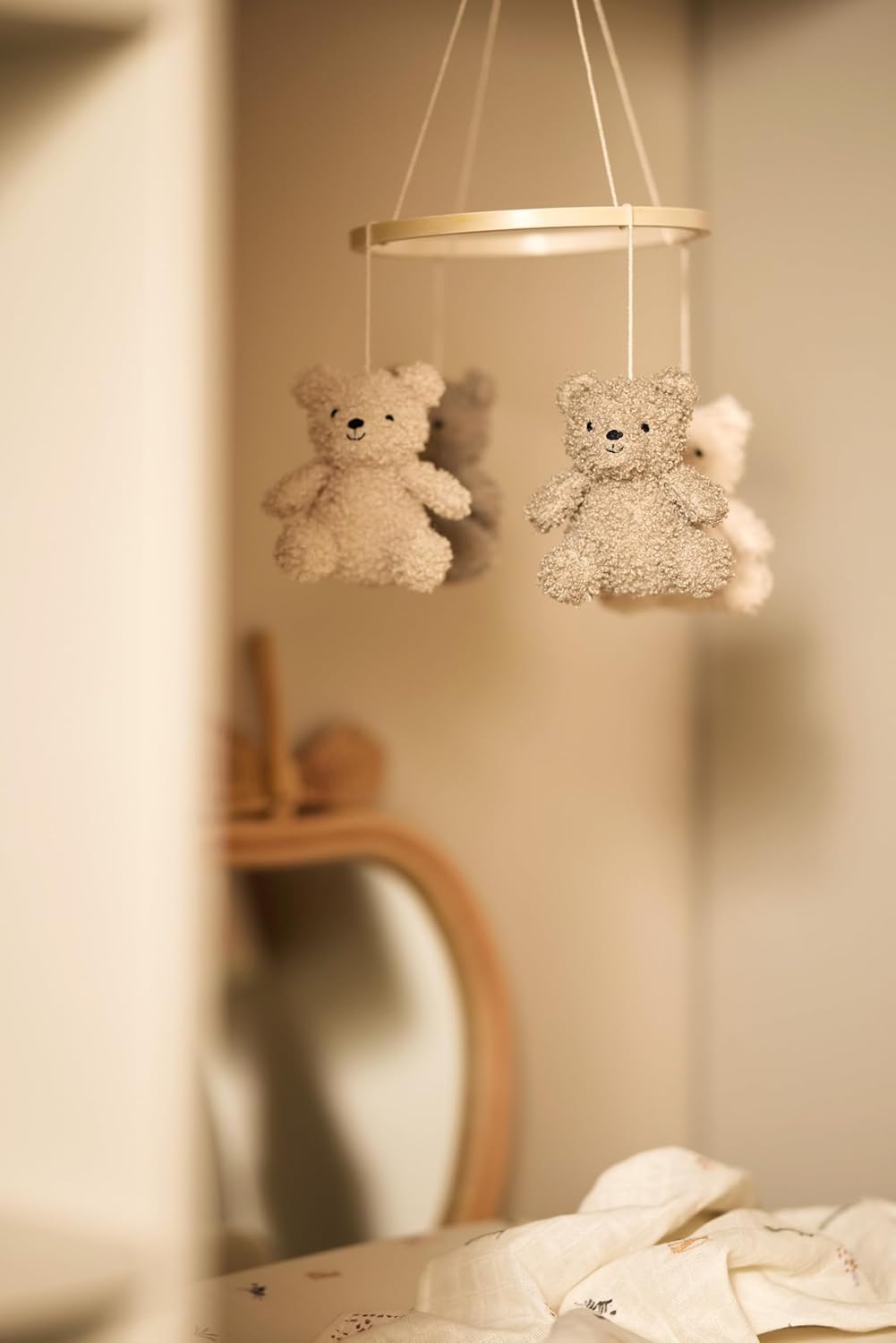 Jollein Mobile - Teddy Bear - Olive Green/Naturel - Für Mädchen und Jungen - Für Babybett und Kinder