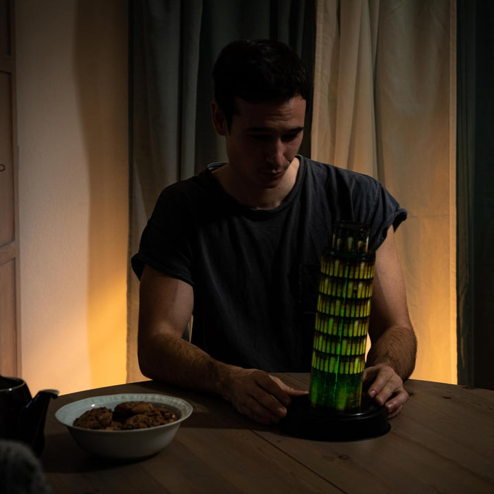 Ravensburger 3D Puzzle Schiefer Turm von Pisa bei Nacht 12515 - leuchtet im Dunkeln - 216 Teile - ab