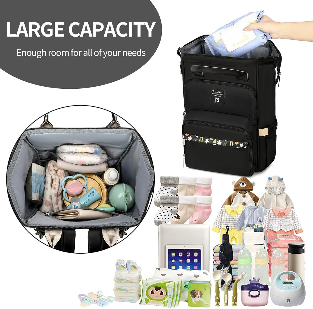 Pomelo Best Baby Wickelrucksack macaron Wickeltasche Rucksack mit wasserdicht Wickelunterlage Grosse