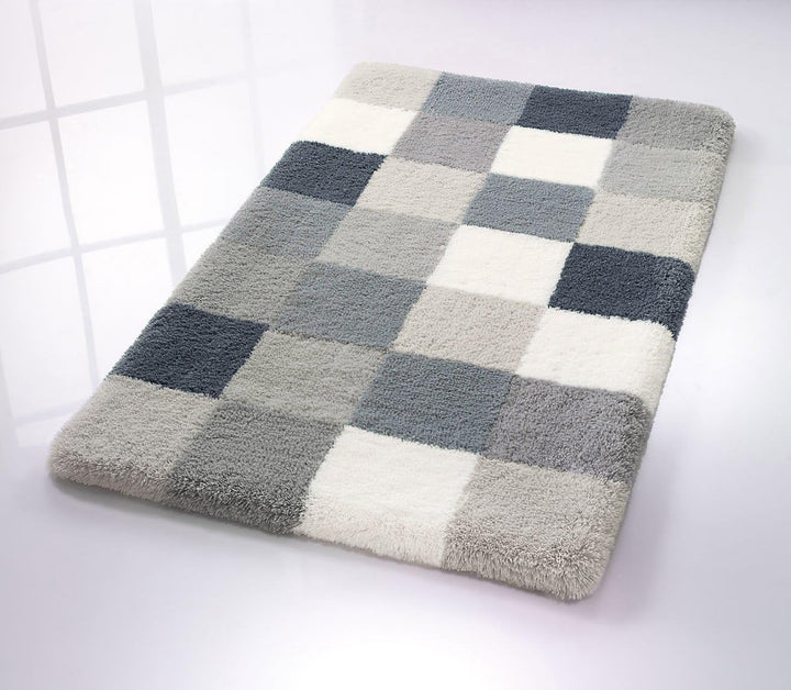 Kleine Wolke Caro Badteppich, Mikrofaser, Flanell, 1 cm cm, 60 x 105 cm Flanell 60 x 105 cm, Flanell