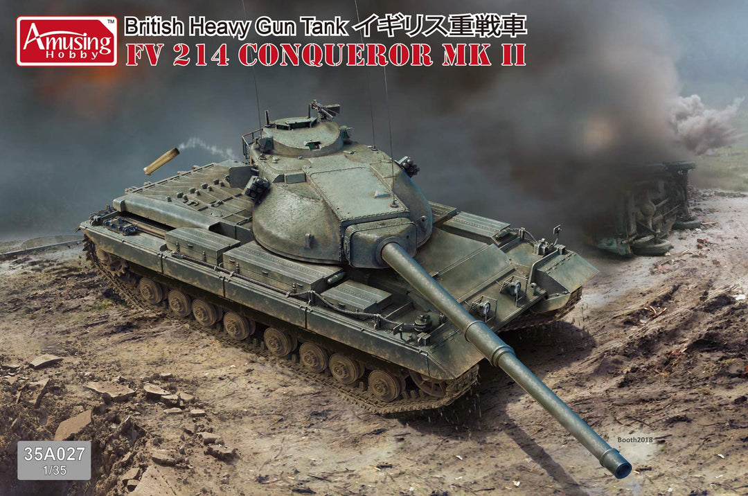Amusing Hobby AMH35A027 35A027 1:35 FV214 Conqueror Mk.II, Mehrfarbig
