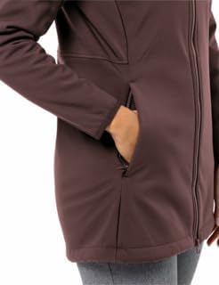 Jack Wolfskin Damen Windland Coat W Softshellmantel S boysenberry, S boysenberry