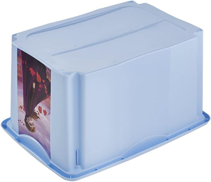keeeper Frozen Aufbewahrungsbox mit Deckel, Dreh- und stapelbar, Für Kinder, 45 l, Paulina, Hellblau