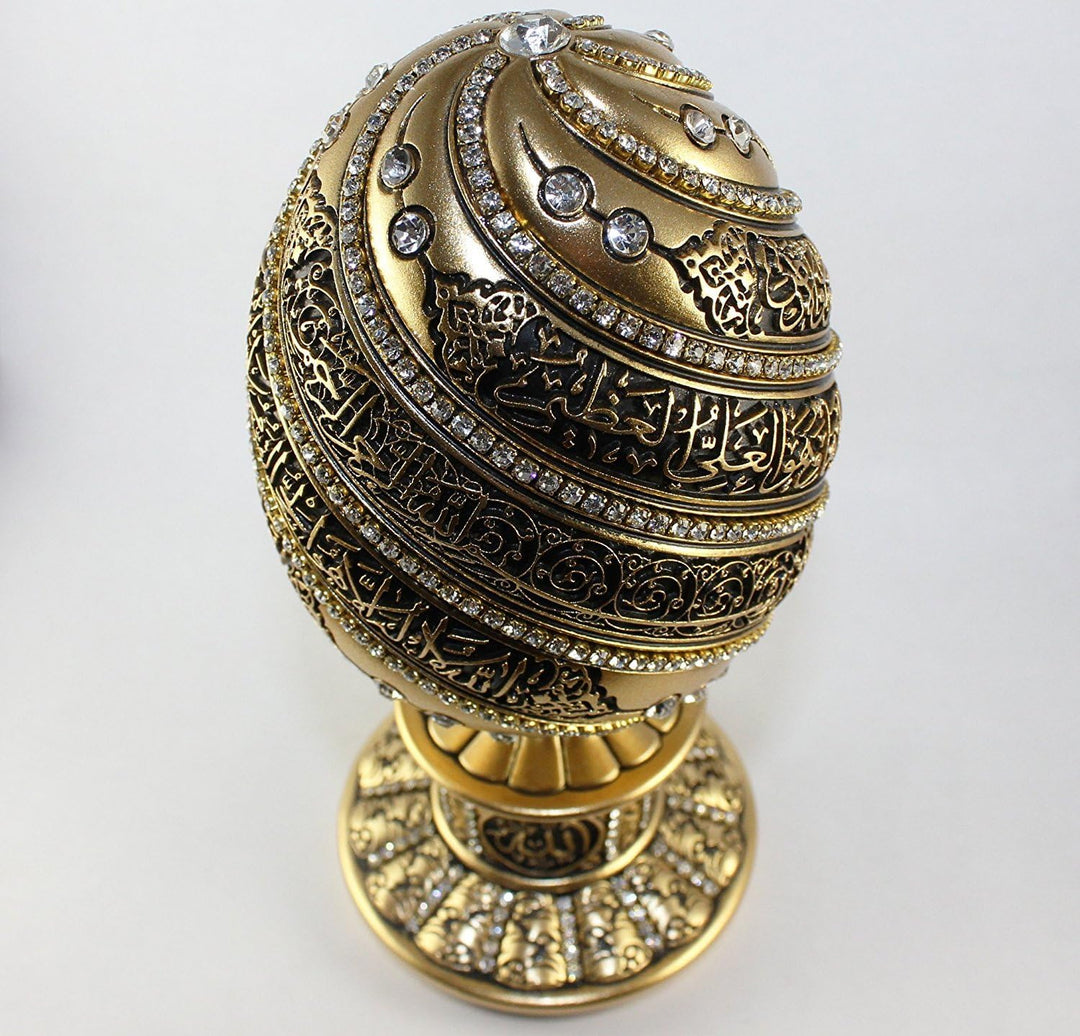 Islamische Tischdekoration, Geschenk, Ei, Skulptur, Statue, muslimisch, Showpiece, Heimdekoration, G