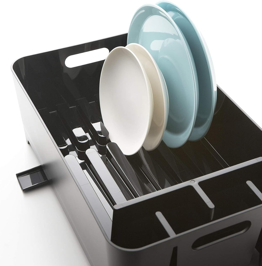 Dish Drainer - Tower - black Schwarz, Schwarz