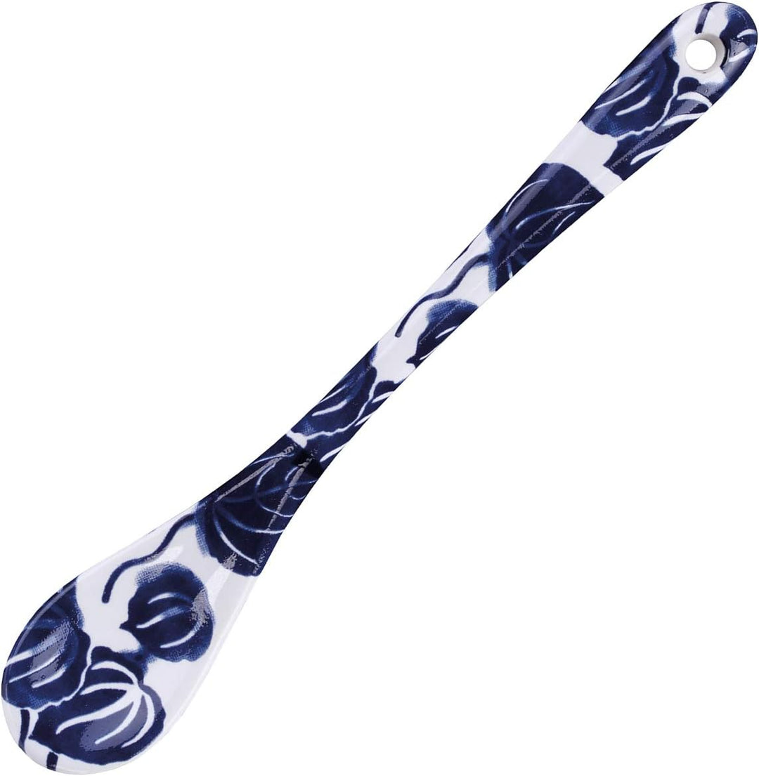 TOKYO design studio Flora Japonica 6-er Löffel-Set blau-weiss, 13 cm lang, asiatisches Porzellan, Ja