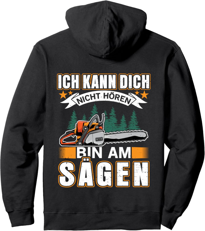 Lustiges Holzfäller Geschenk Holzarbeit Kettensäge Motorsäge Pullover Hoodie