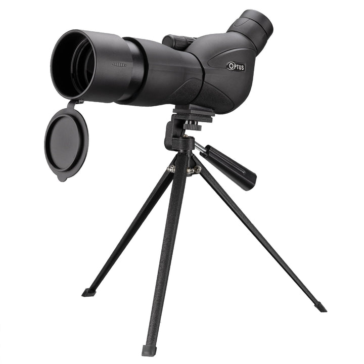 Optus Spektiv 20-60x60 Zoom Monokular Fernrohr mit Stativ, 45° Einblick, Twist-up-Augenmuschel, Tele