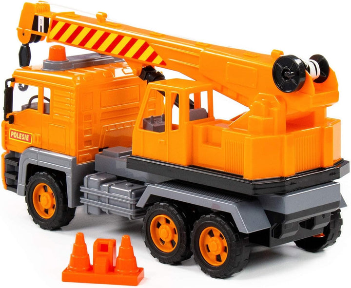 Teleskop-Kran LKW Kinder Spielzeug Special Schwungrad Fahrzeug mit Zubehö