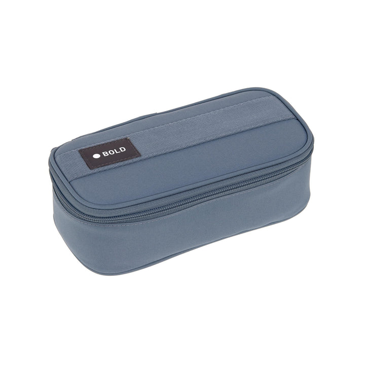 LÄSSIG Bold Schlampermäppchen Stiftemäppchen Schule/School Spacy Pencil Case Bold Blue