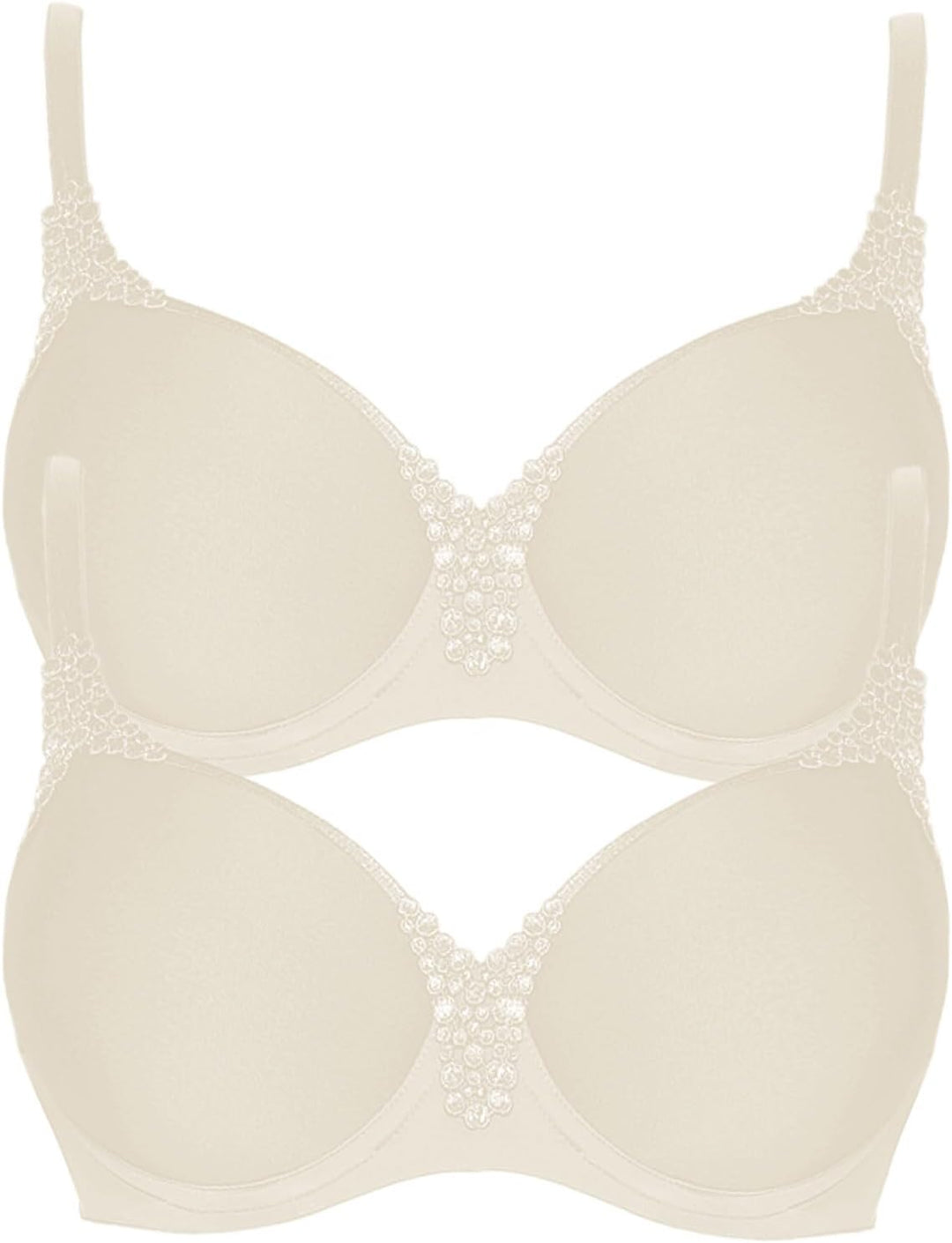VIANIA! 2er Pack Spacer Bügel BH Carola 151414 70B Cream, 70B Cream