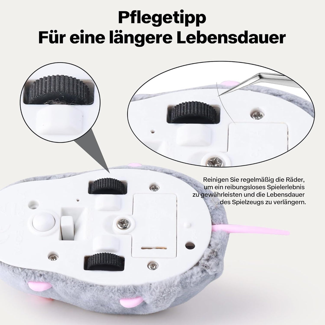 Pet Prime Katze Spielmaus, automatisch Maus für Katzen, interaktives Spielzeug für Katze, elektrisch