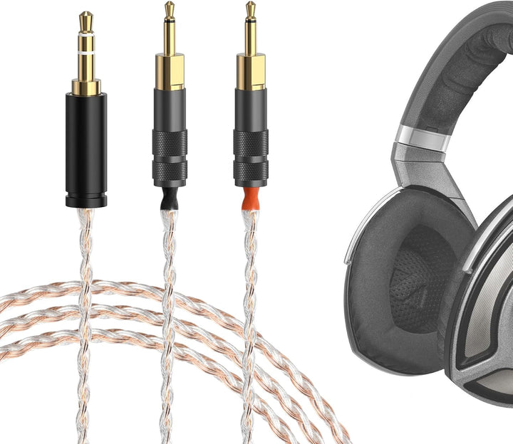 GEEKRIA Apollo Upgrade-Audiokabel, kompatibel mit Sennheiser HD700 Kopfhörerkabel, 16 Kerne, kupferf
