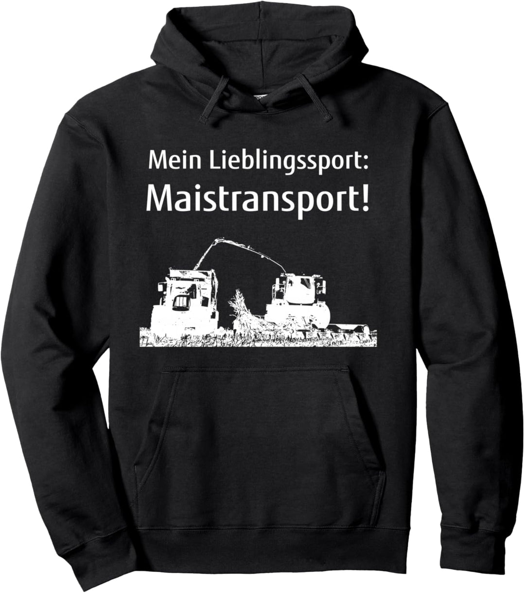 Landwirt Mais häckseln Landwirtschaft Bauer Lohner Silo Pullover Hoodie