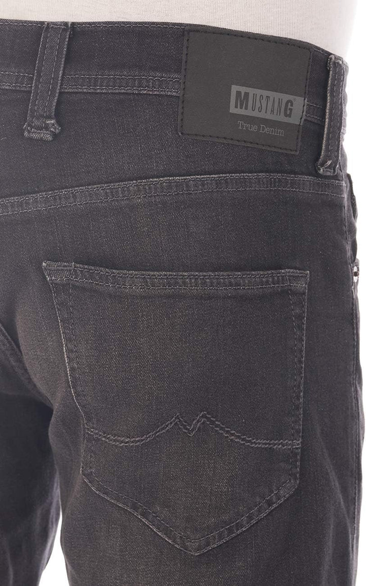 MUSTANG Herren Jeans Hose Oregon Tapered 32W / 36L Denim Black (883), 32W / 36L Denim Black (883)