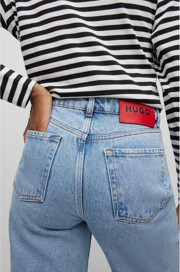 HUGO Damen Pants 27W / 34L Blau, 27W / 34L Blau