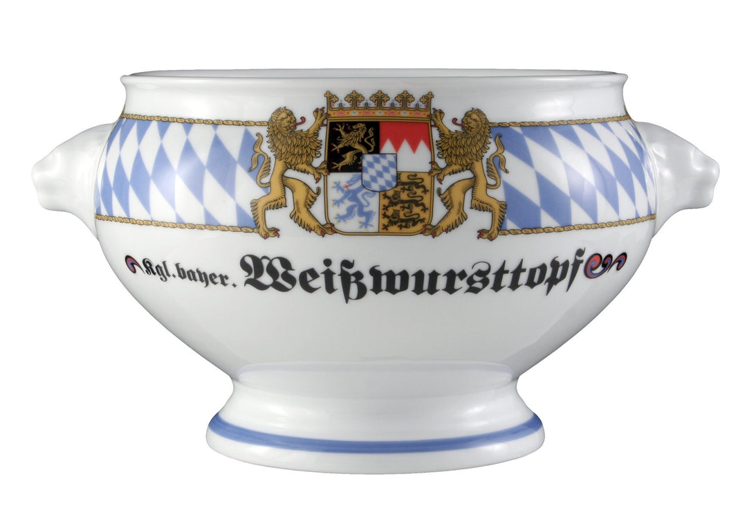 Seltmann Weiden 001.455576 Compact Bayern - Löwenkopfterrine/Terrine/Suppenterrine ohne Deckel 2,1 l
