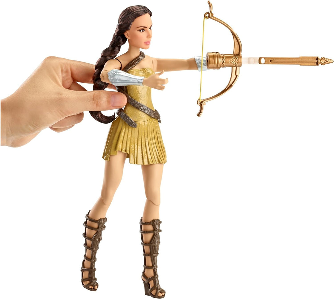 DC Comics FDF35 Battle-Ready Wonder Woman Puppe, Actionfigur, bereit für den Kampf Wonder Women mit