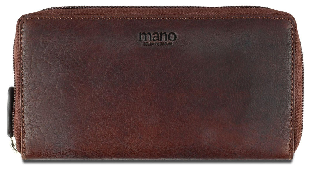 mano Don Simon - Geldbörse 12cc 19 cm braun, Braun