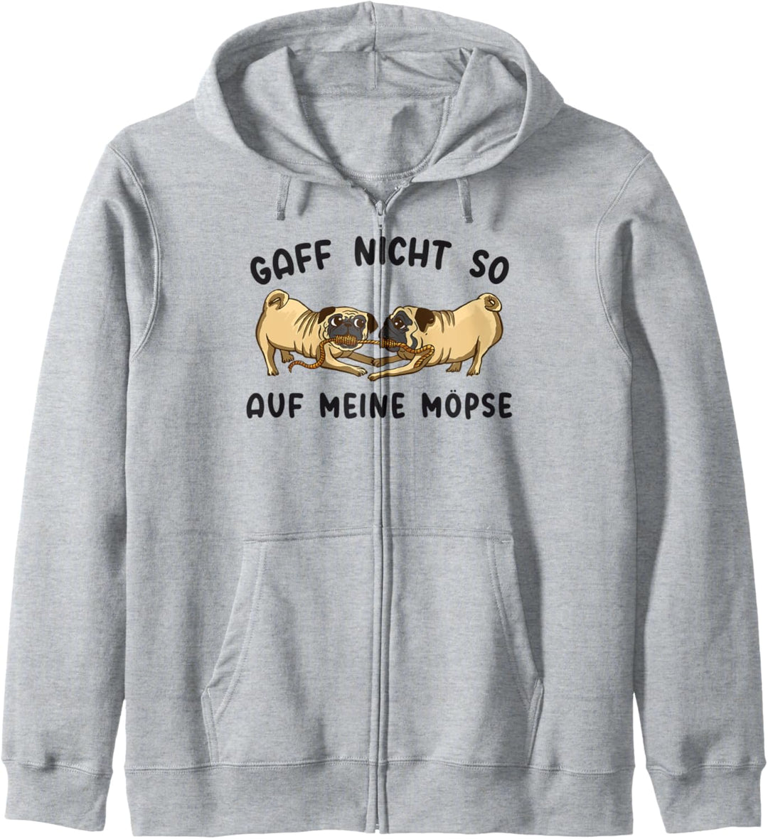 Gaff Nicht So Auf Meine Möpse - Pug Dog Lover Hund Mops Kapuzenjacke
