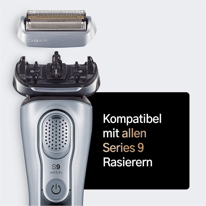 Braun Series 9 Elektrorasierer Scherkopf, Ersatzscherteil kompatibel mit Rasierer Herren Series 9, 9